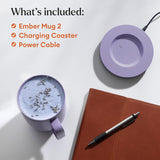 Ember Temperature Control Smart Mug 2, 14 Oz, App-Controlled Heated Coffee Mug with 80 Min Battery Life and Improved Design, White